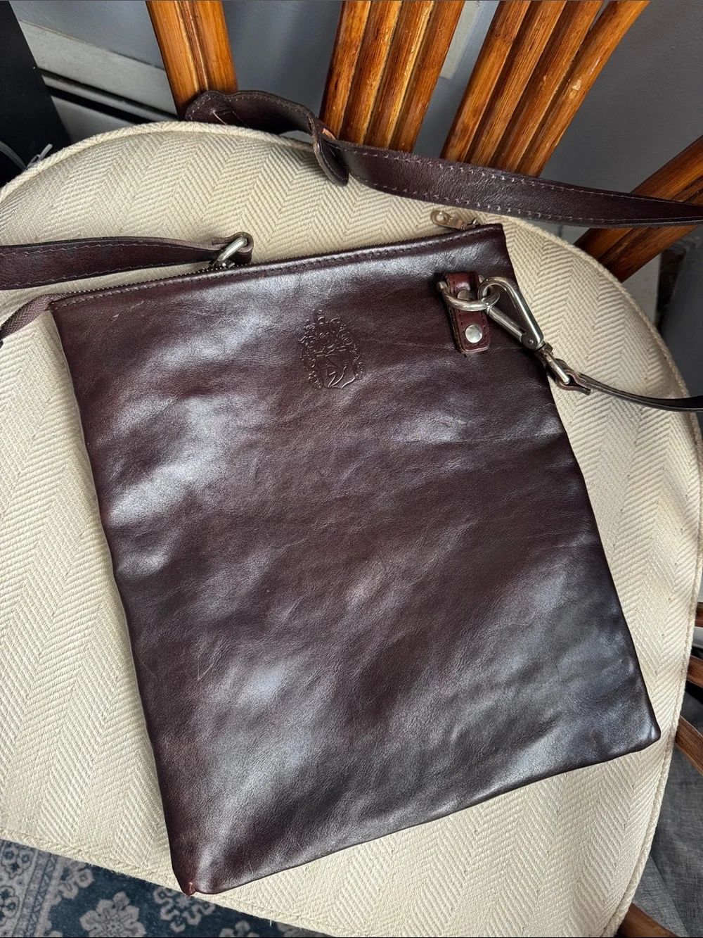 Cecile Jeanne Paris Leather Crossbody Bag